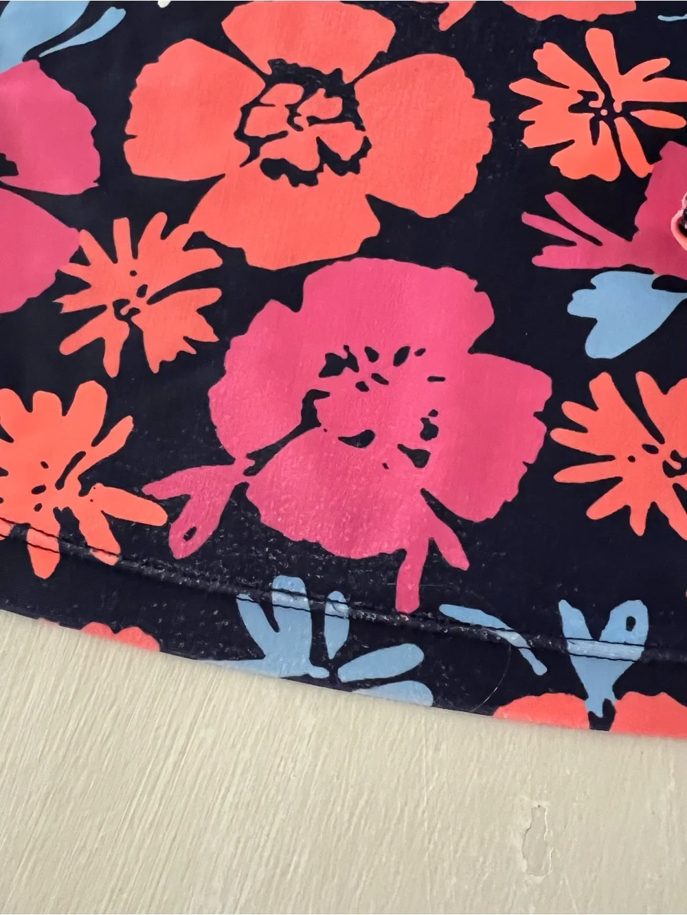GAP Kids Floral Long Sleeve Rash Guard Swim Top Size L